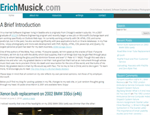 Tablet Screenshot of erichmusick.com